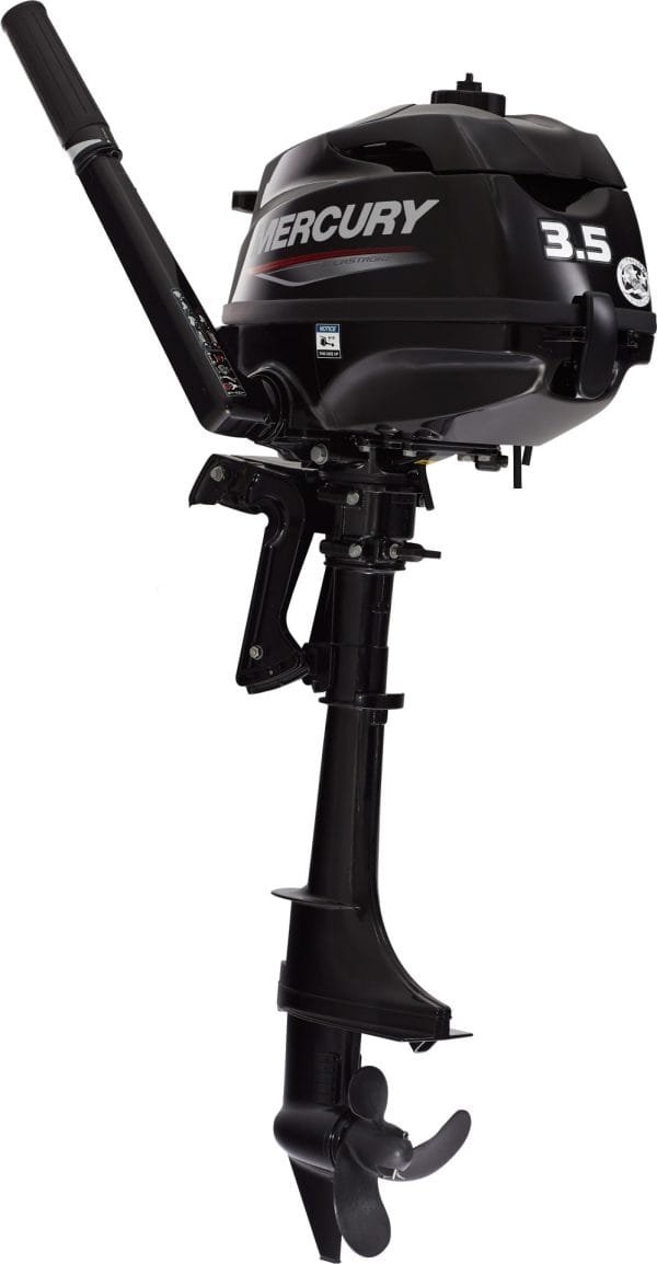Mercury 3.5MH 3.5HP 4-Stroke Outboard Motor – Short (15") Shaft, Manual start