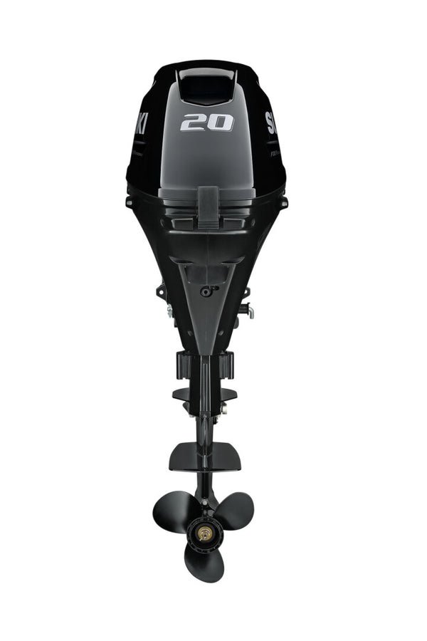 Suzuki DF20A 20HP 4-Stroke Outboard Motor – Long (20") Shaft, Electric start