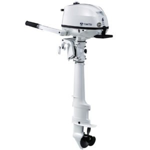 Tohatsu MFS6DWSPROL 6HP 4-Stroke Outboard Motor – Long (20") Shaft, Manual start