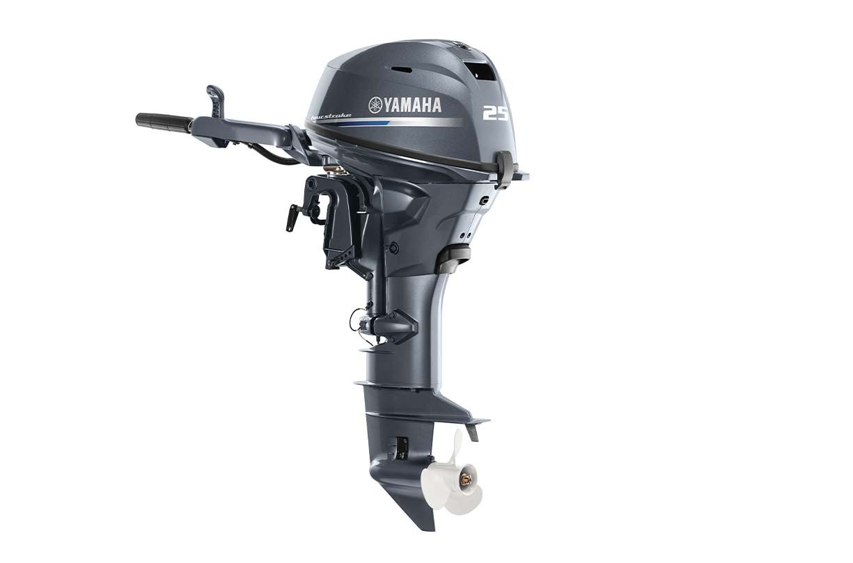 Yamaha F25SMHB 25HP 4-Stroke Outboard Motor – Short (15") Shaft, Manual start