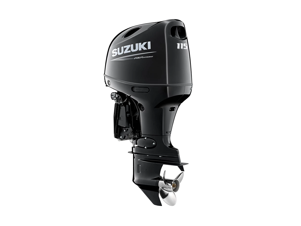 Suzuki DF115B 115HP 4-Stroke Outboard Motor – Long (20") Shaft, Electric start