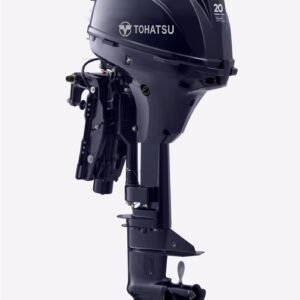 Tohatsu MFS20ES 20HP 4-Stroke Outboard Motor – Short (15") Shaft, Manual start