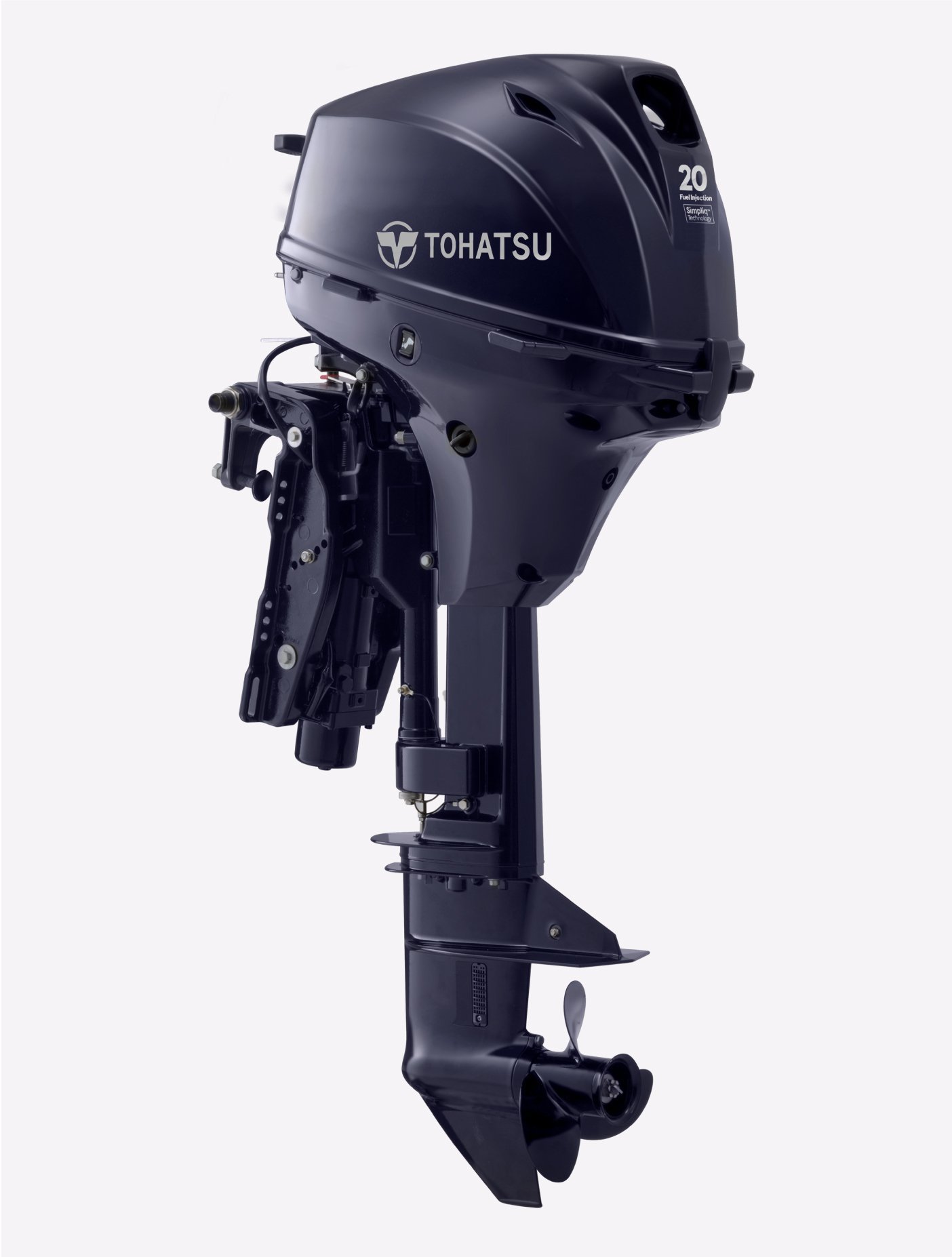 Tohatsu MFS20ES 20HP 4-Stroke Outboard Motor – Short (15") Shaft, Manual start