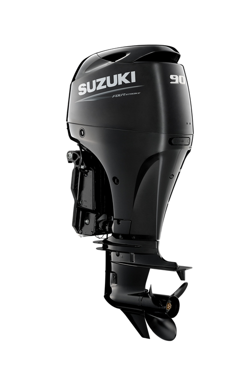 Suzuki DF90A 90HP 4-Stroke Outboard Motor – Long (20") Shaft, Electric start