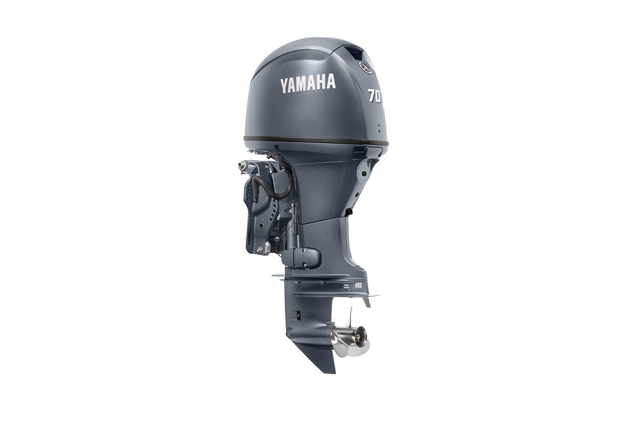 Yamaha F70AETL 70HP 4-Stroke Outboard Motor – Long (20") Shaft, Electric start
