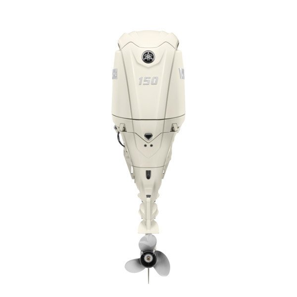 Yamaha 150hp DEC Outboard Motor 25" Shaft Standard Rotation Classic White F150XSA4 - Image 3