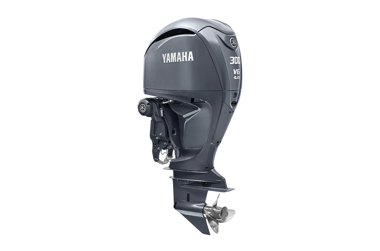 Yamaha 300hp DEC Outboard Motor 25" Shaft Standard Rotation Grey F300XSB