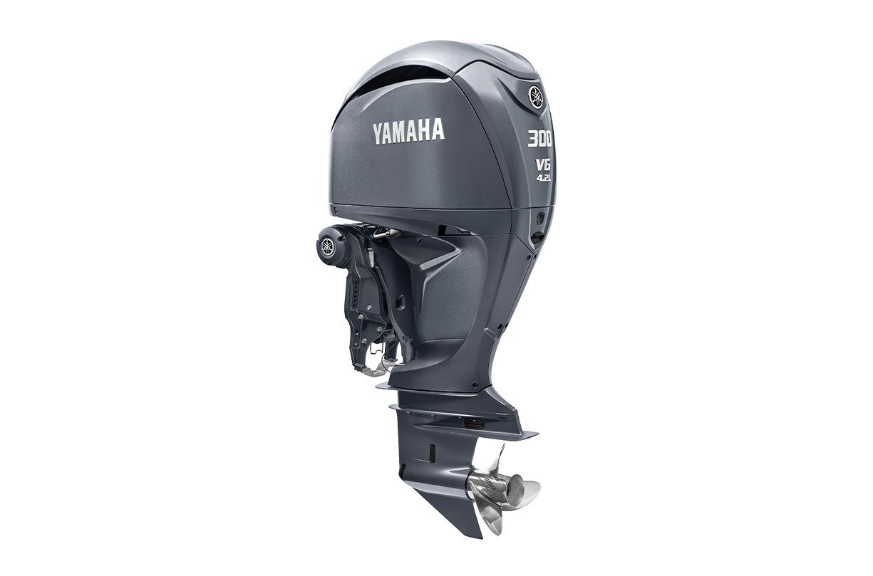 Yamaha 300hp DEC Outboard Motor 35" Shaft Counter Rotation Grey LF300ESB