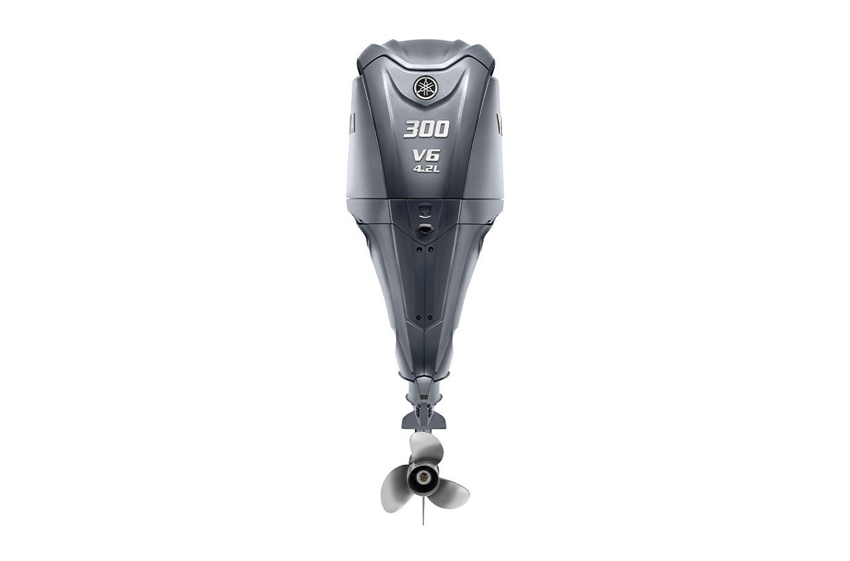 Yamaha 300hp DEC Outboard Motor 35" Shaft Counter Rotation Grey LF300ECB - Image 2