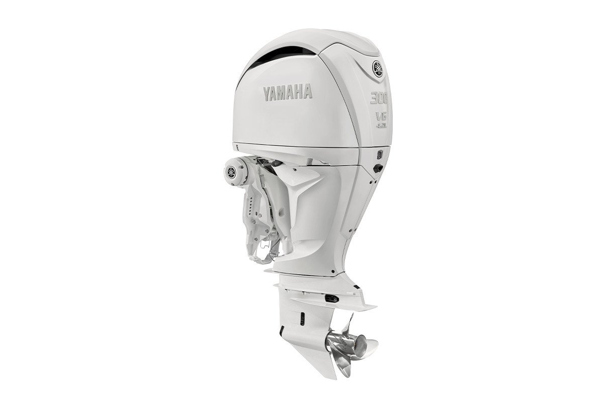 Yamaha 300hp DEC Outboard Motor 35" Shaft Counter Rotation White LF300ESB2