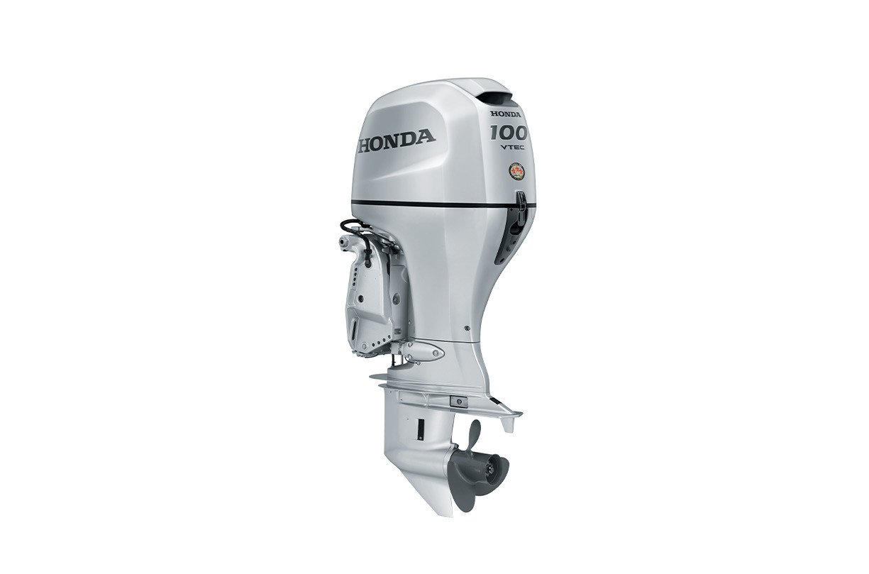 Honda 100hp Outboard | Remote Mechanical, Electric Start, 25" Shaft | BF100A1XRT - Image 2