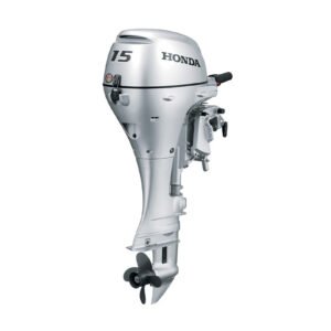 Honda 15hp Portable Outboard | Tiller, Manual Start, 15" Shaft | BF15D3SH