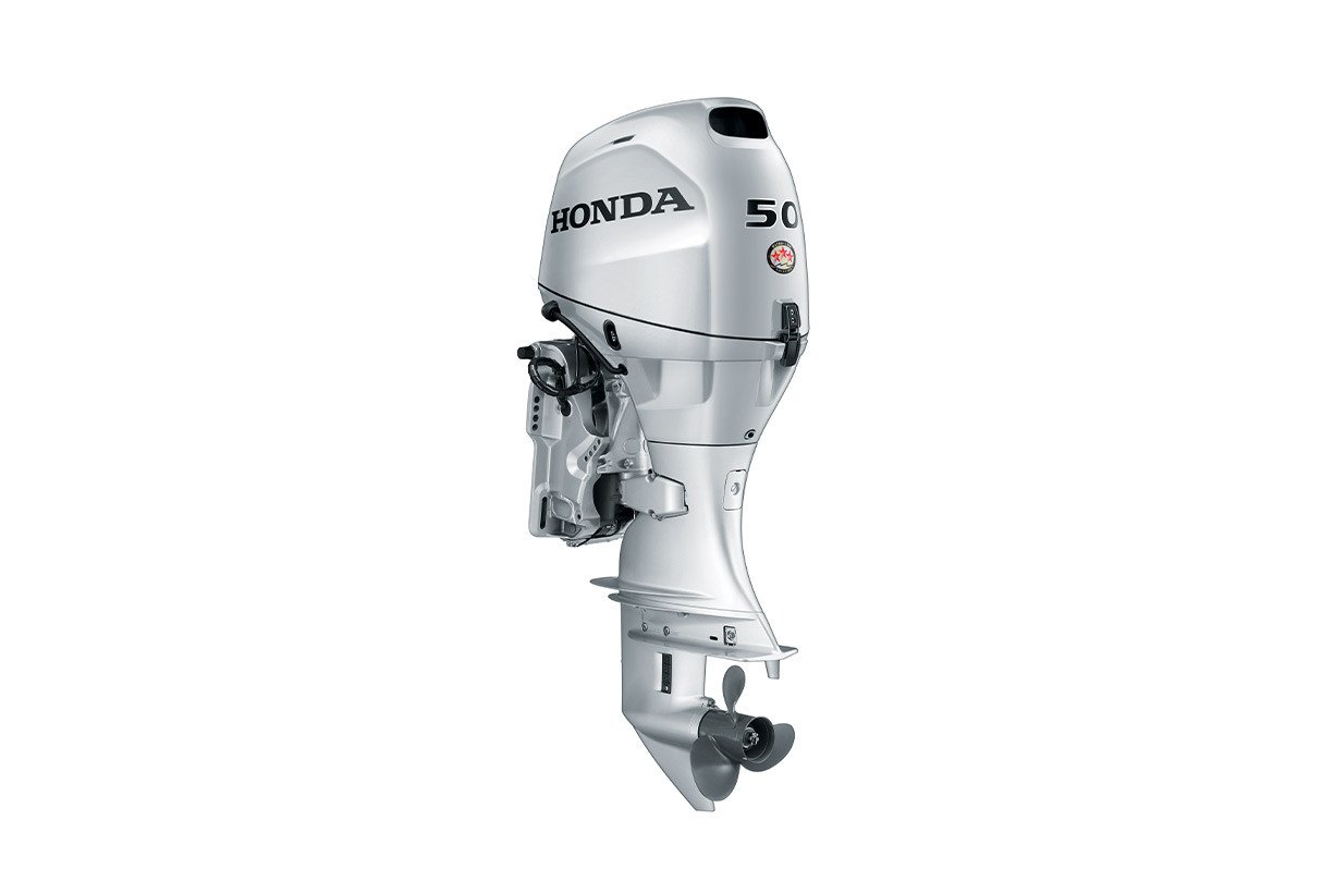 Honda 50hp Outboard | Remote Mechanical, Electric Start, 25" Shaft | BF50D4XRTA