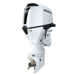 Honda 150hp White Outboard | Remote Mechanical, Electric Start, 25" Shaft, Counter Rotation | BF150DK1XCRA