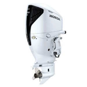 Honda 200hp White Outboard | Remote Mechanical, Electric Start, 25" Shaft, Counter Rotation | BF200DK1XCRA