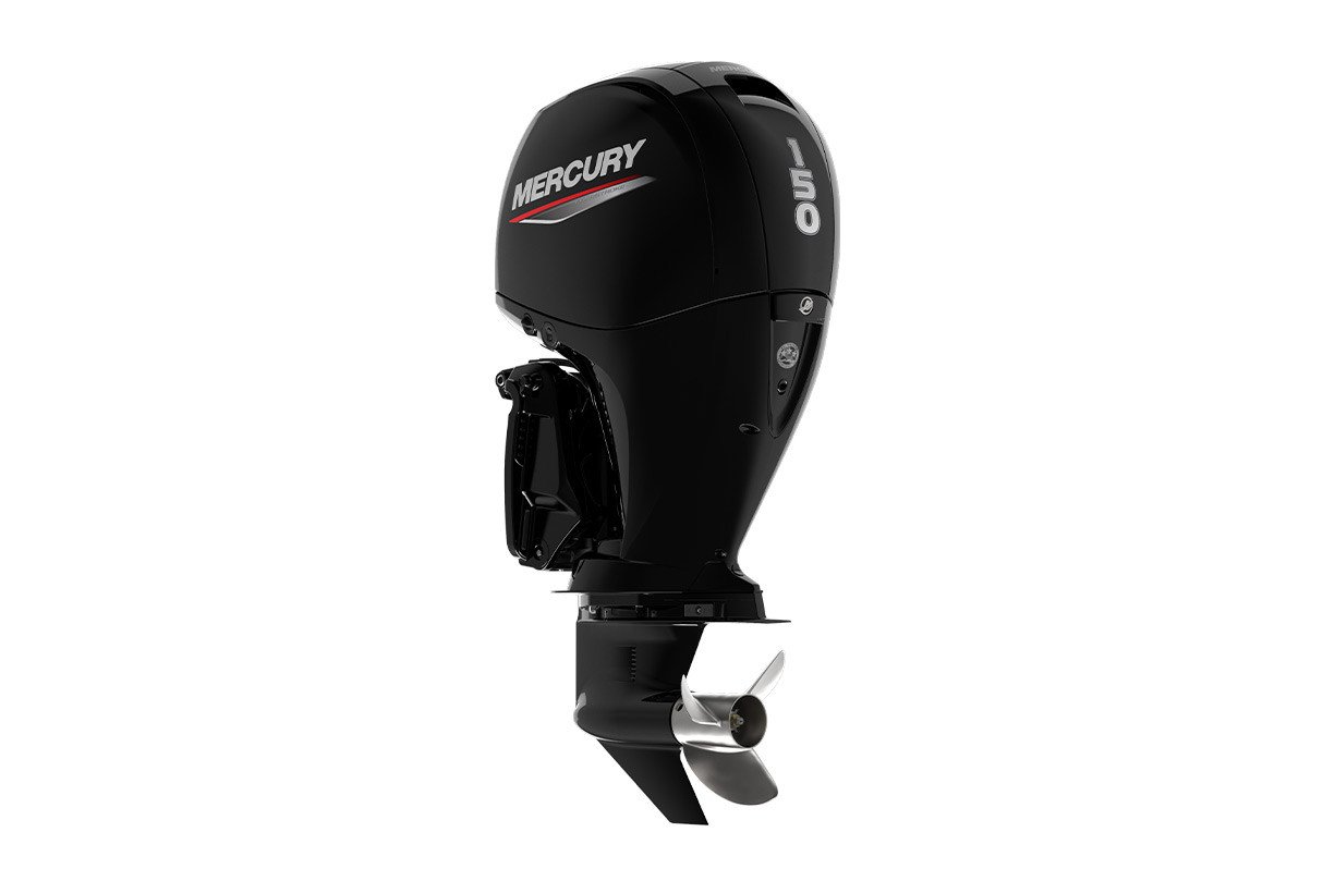 Mercury 150hp Outboard - Remote Mechanical, Electric Start, 25" Shaft - 150XL