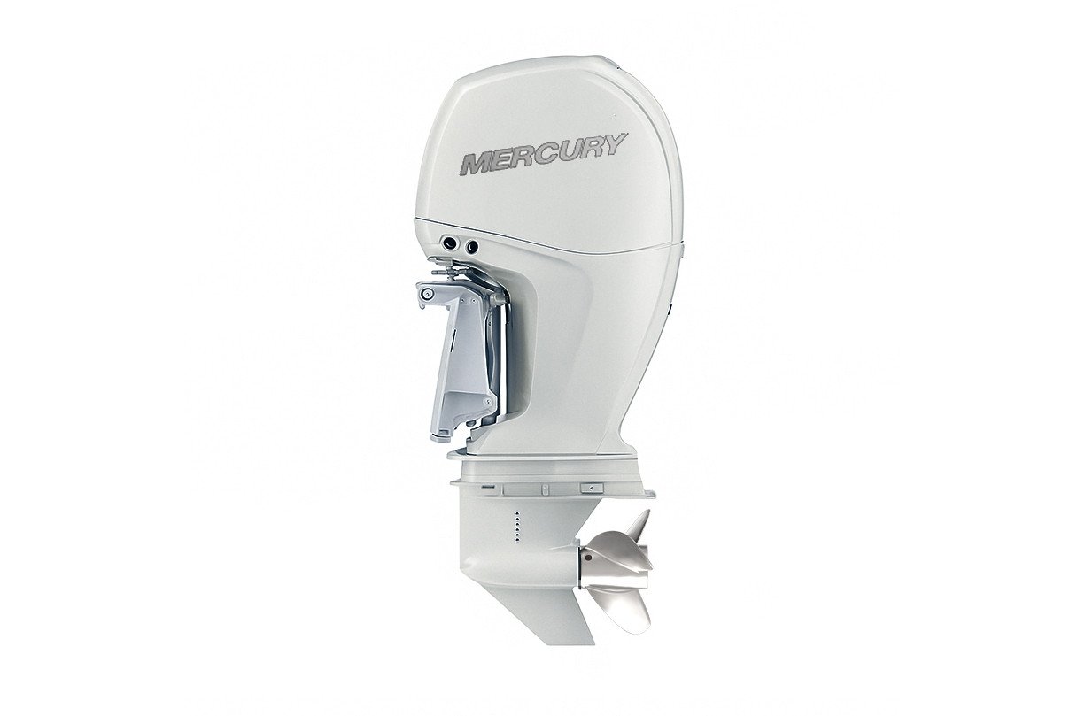 Mercury 150hp White Outboard - Remote Mechanical, Electric Start, 20" Shaft - 150L