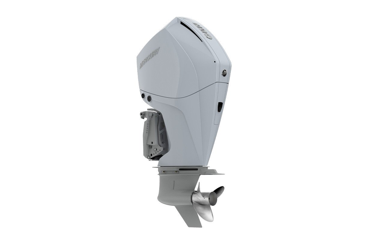 Mercury 250HP 4-Stroke Outboard | Counter Rotation | Digital Throttle & Shift | 25" X-Long | White | 250CXL WH DTS