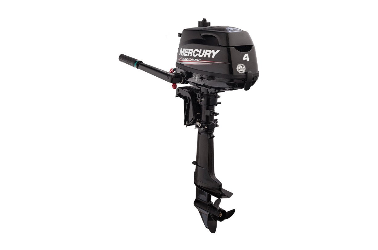 Mercury 4hp Outboard | Tiller, Manual Start, 20" Shaft | 4MLH