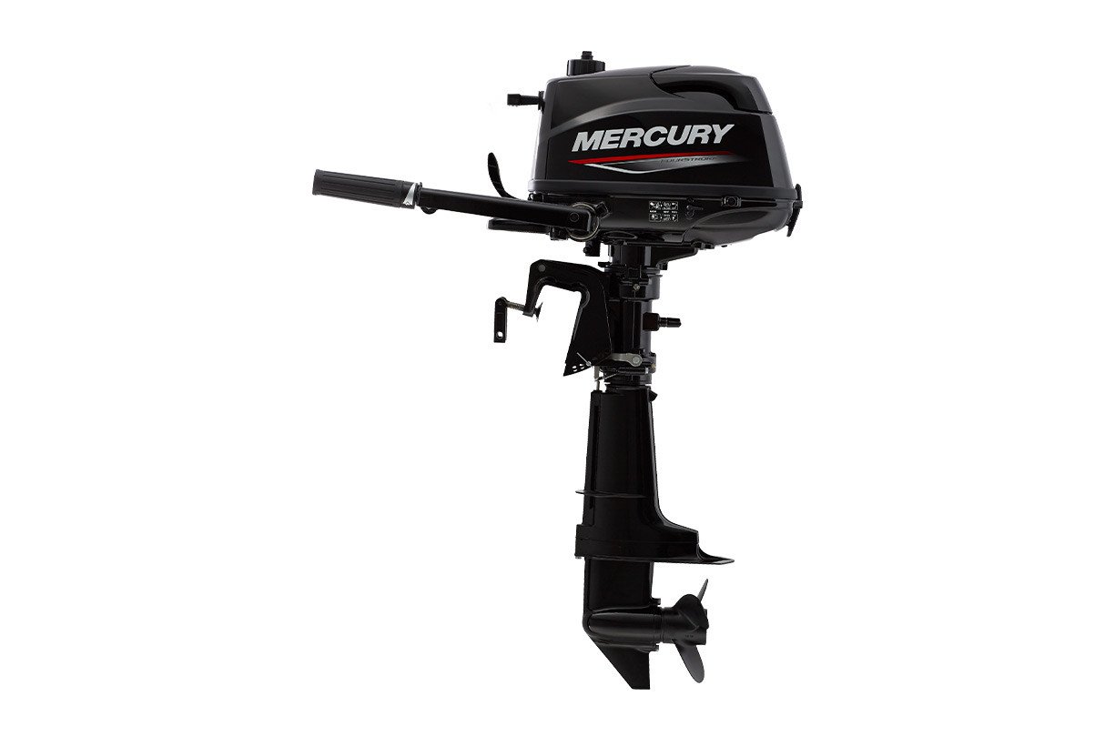 Mercury 4hp Outboard | Tiller, Manual Start, 20" Shaft | 4MLH - Image 2