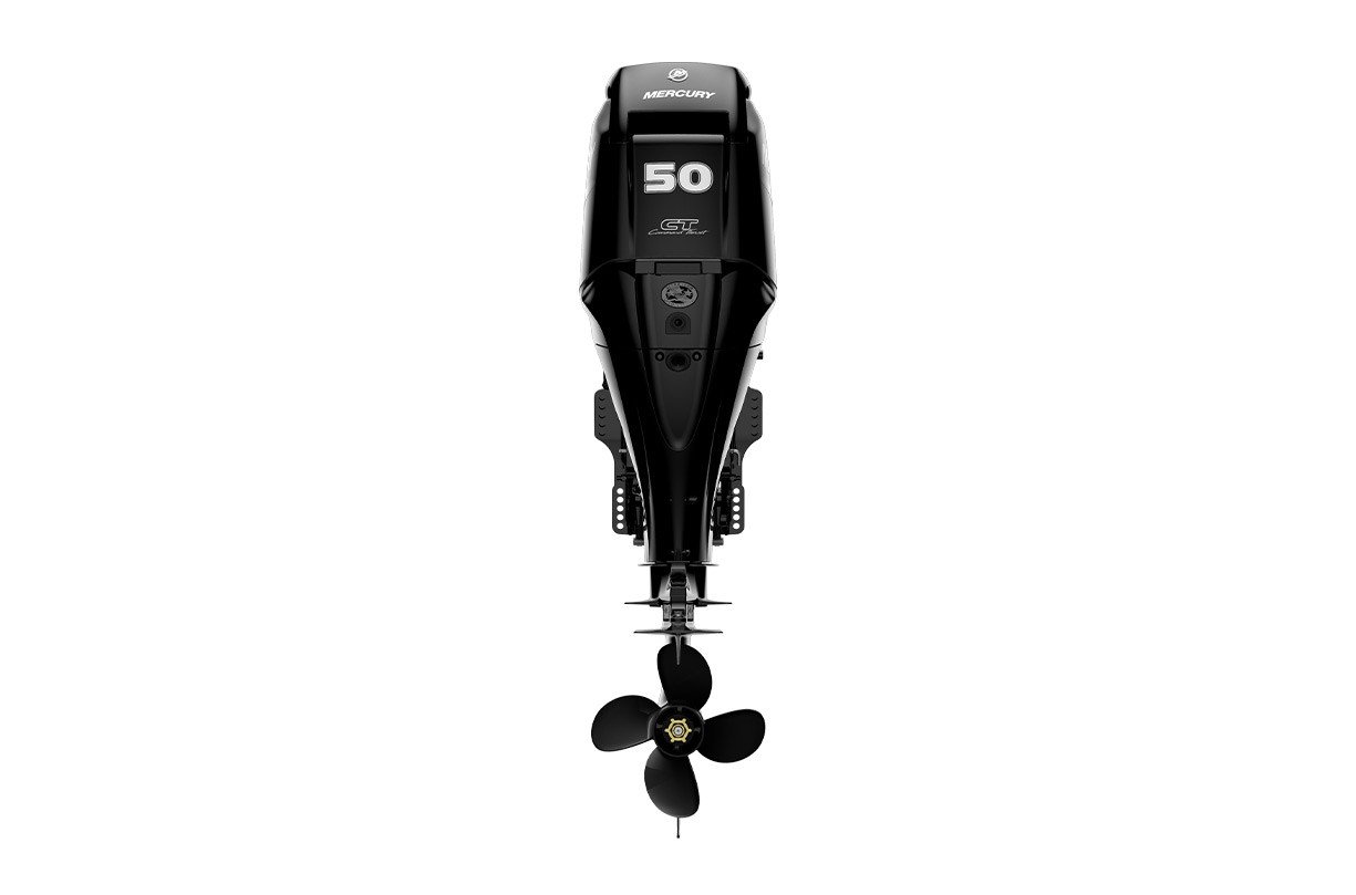 Mercury 50hp Command Thrust Outboard - Tiller, Electric Start, 20" Shaft - 50ELHPT - Image 3