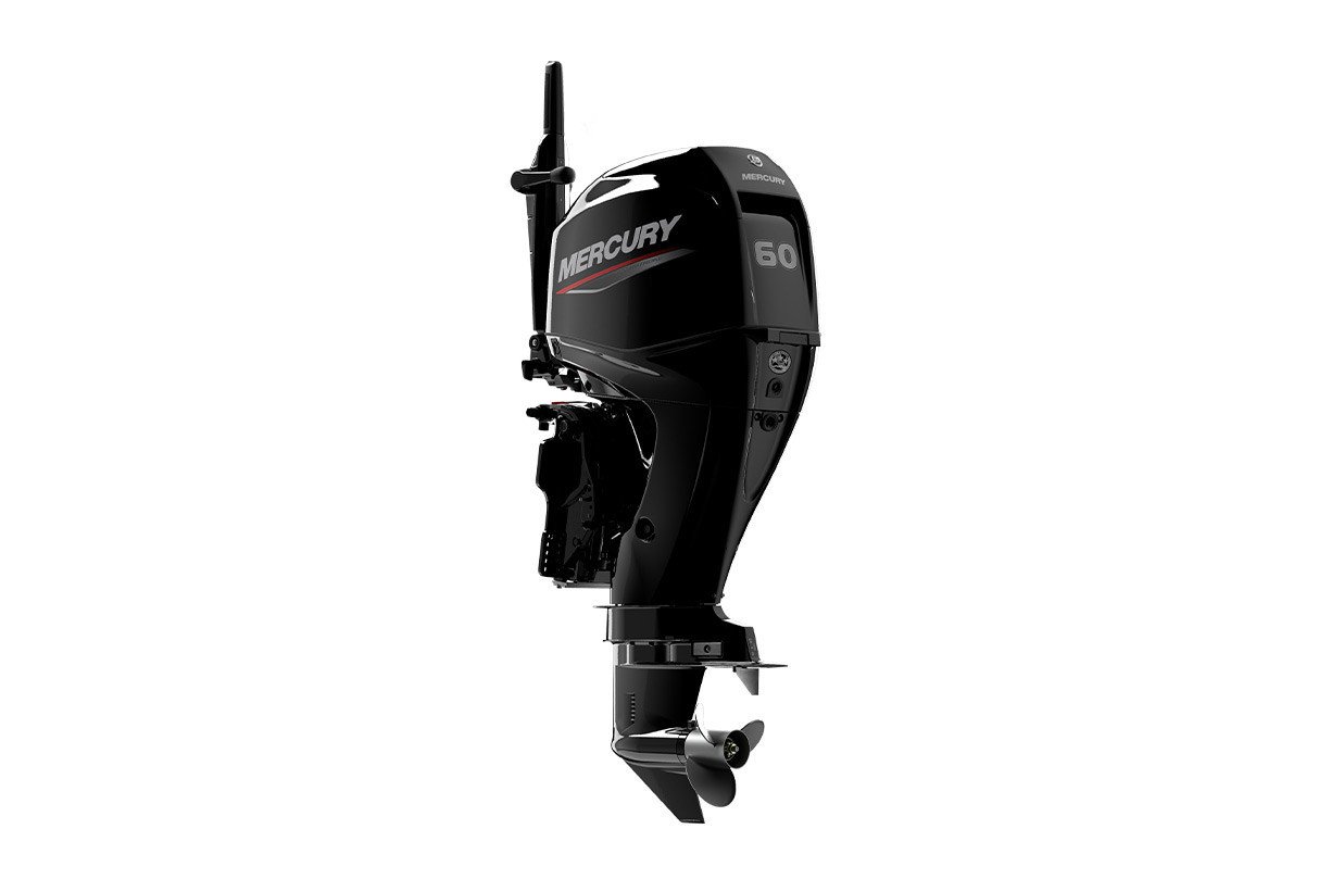 Mercury 60hp Command Thrust Outboard - Tiller, Electric Start, 20" Shaft - 60ELHPT