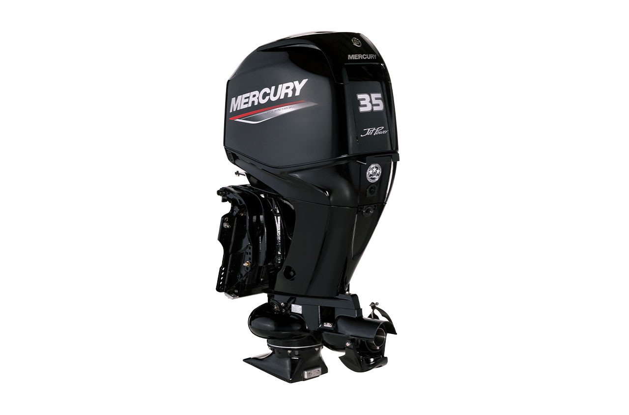 Mercury 35hp Jet Outboard - Remote Mechanical, Electric Start, 15" Shaft - 35ELPT