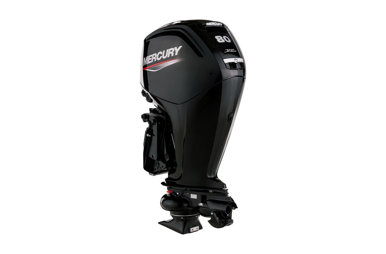 Mercury 80hp Jet Outboard - Remote Mechanical, Electric Start, 20" Shaft - 80ELPT