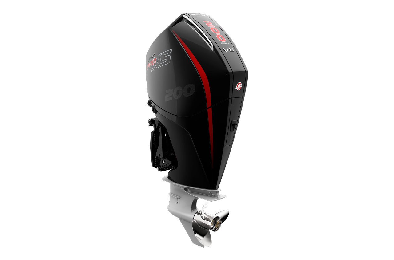 Mercury 200HP Pro XS 4-Stroke Outboard | Remote Mechanical | 25" X-Long | mercury-pro-xs-200hp-outboard-remote-mechanical-electric-start-25-shaft-2...