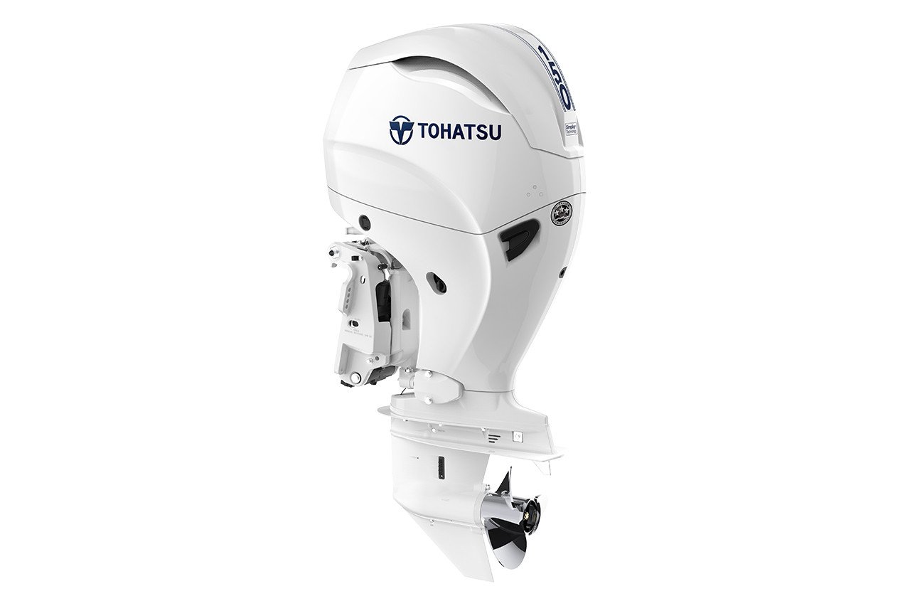 Tohatsu 150hp White Outboard | Remote Mechanical, 20" Shaft | MFS150AWETL - Image 3