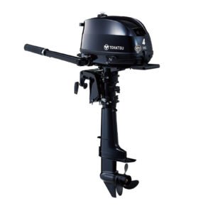 Tohatsu 9.8hp Outboard | Tiller, Electric and Manual Start, 25" Shaft | MFS9.8CWEFUL