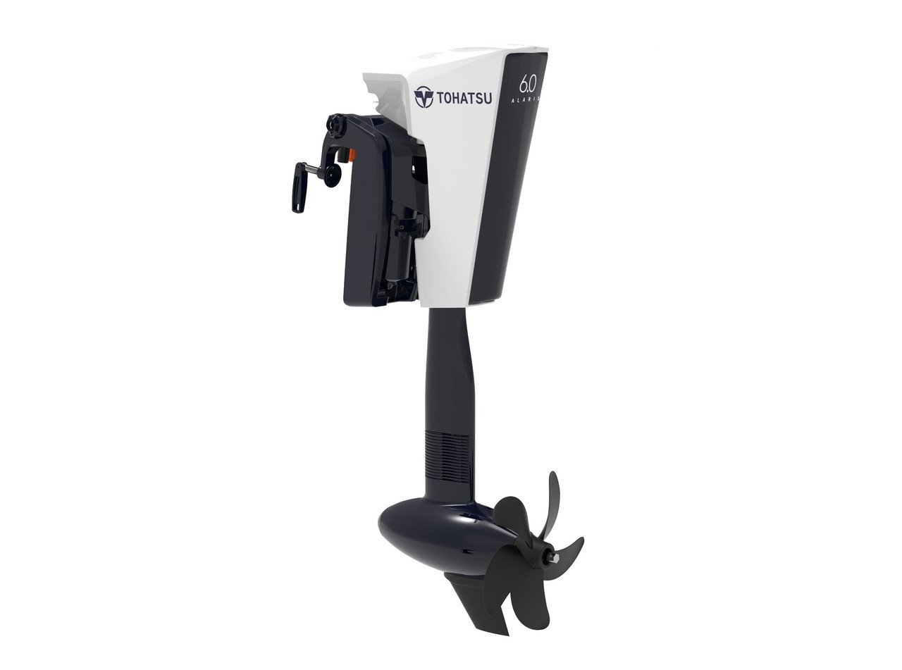 Tohatsu Alaris Electric Outboard | MEP6.0APTUL | 9.9hp Equivalent, Remote Control, 25" Shaft - Image 4