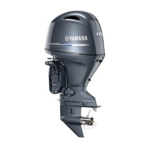 Yamaha 115hp Standard Outboard Motor 20" Shaft Standard Rotation Grey F115LB