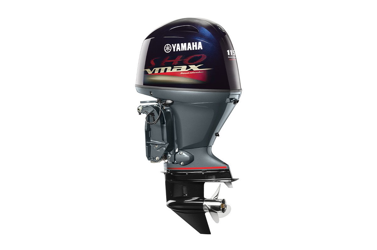 Yamaha 115hp V MAX SHO Outboard Motor 20" Shaft Standard Rotation Grey VF115LB