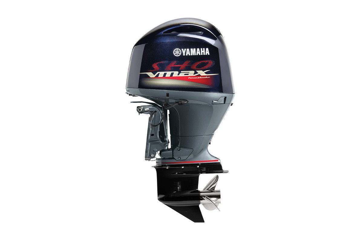 Yamaha 150hp V MAX SHO Outboard Motor 20" Shaft Standard Rotation Grey VF150LB - Image 2