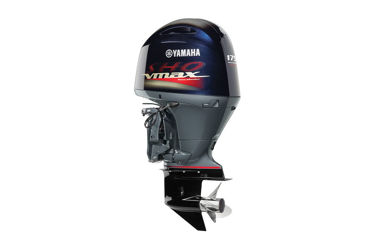 Yamaha 175hp V MAX SHO Outboard Motor 25" Shaft Standard Rotation Grey VF175XB