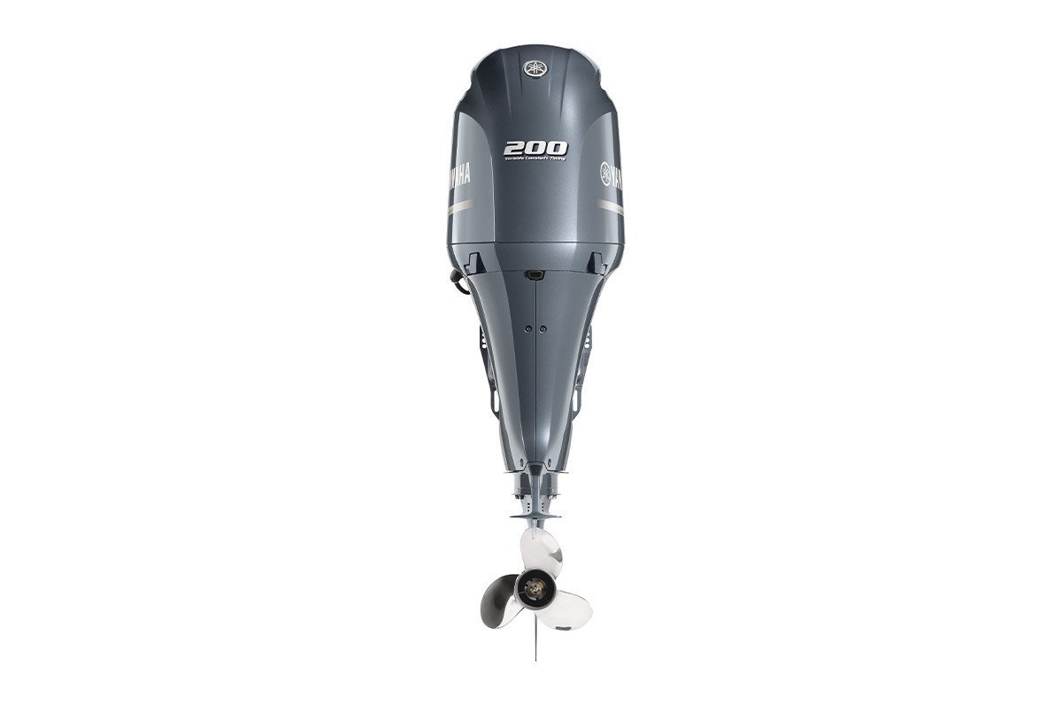 Yamaha 200hp Standard Outboard Motor 20" Shaft Standard Rotation Grey F200LD - Image 3