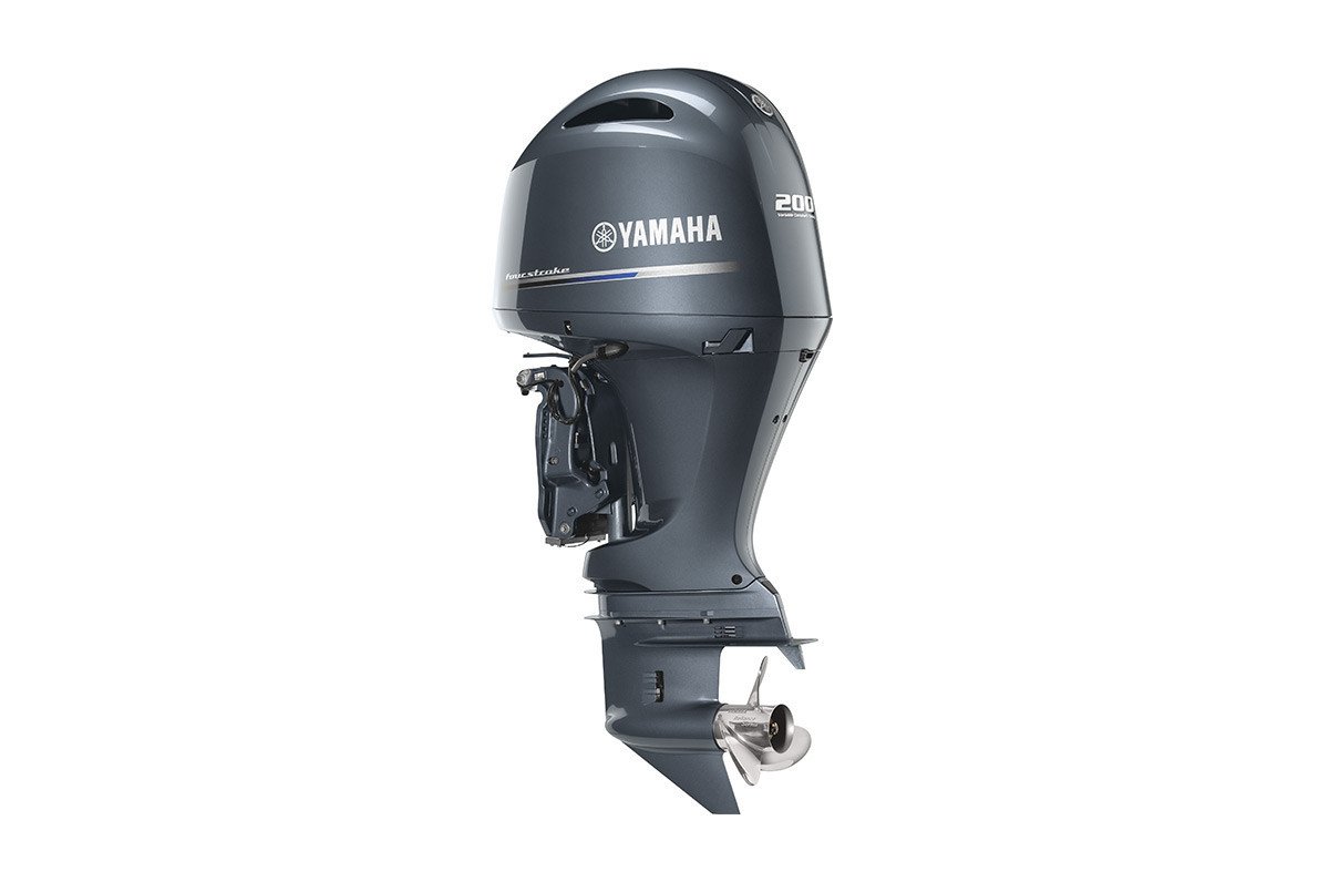 Yamaha 200hp Standard Outboard Motor 20" Shaft Standard Rotation Grey F200LD