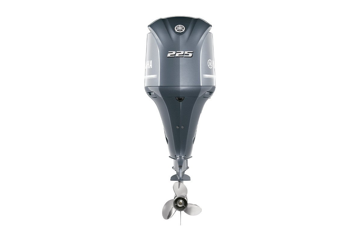 Yamaha 225hp Standard Outboard Motor 25" Shaft Standard Rotation Grey F225XB - Image 3