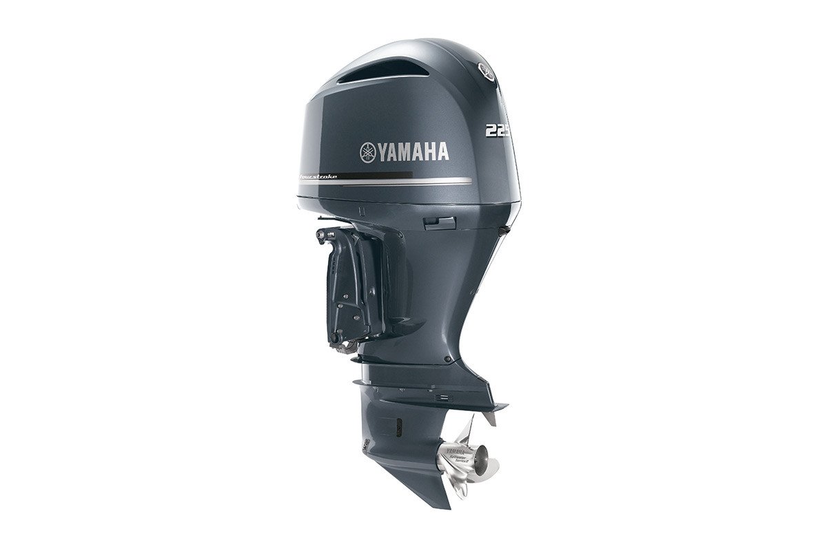 Yamaha 225hp Standard Outboard Motor 25" Shaft Standard Rotation Grey F225XB