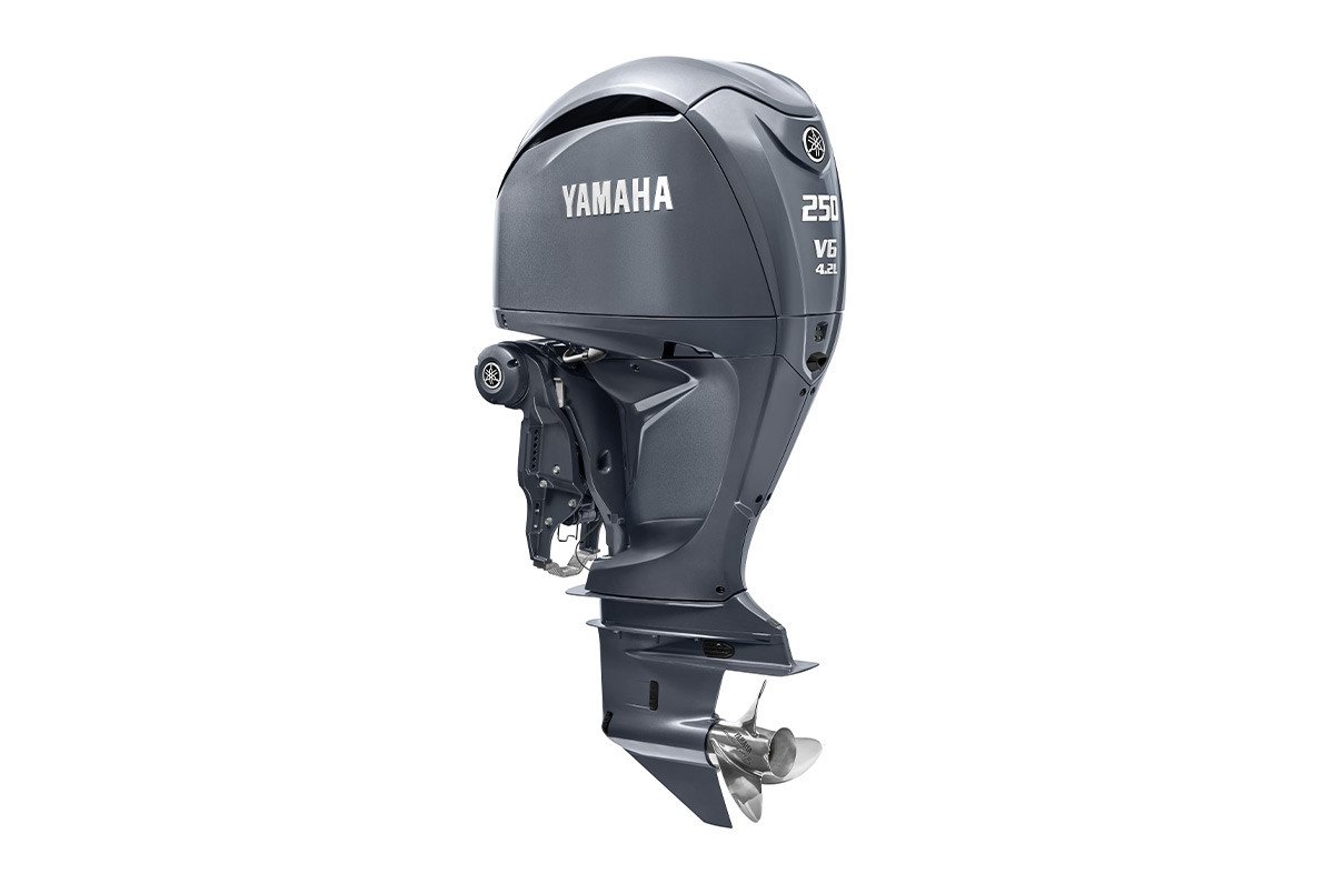 Yamaha 250hp DEC Outboard Motor 35" Shaft Standard Rotation Grey F250ESB