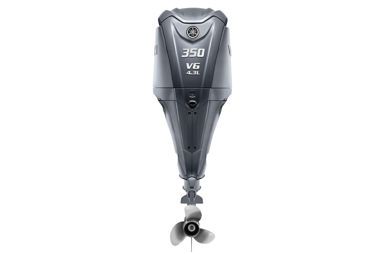 Yamaha 350hp DEC Outboard Motor 25" Shaft Counter Rotation Grey LF350XSA - Image 2