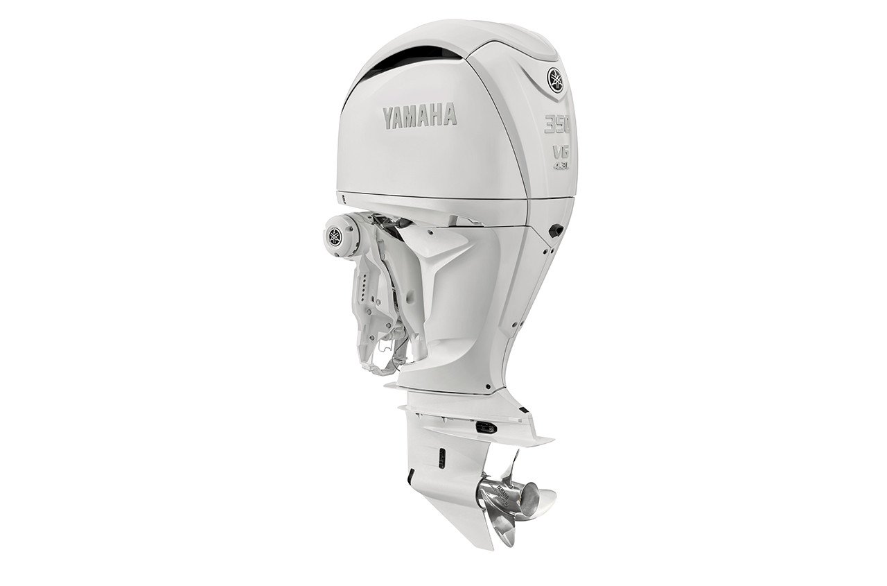 Yamaha 350hp DEC Outboard Motor 25" Shaft Counter Rotation White LF350XSA2 - Image 2