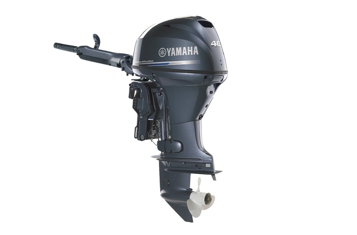 Yamaha 40hp Midrange Outboard Motor 20" Shaft Standard Rotation Grey F40LEHA