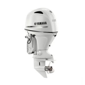 Yamaha 115hp Standard Outboard Motor 25" Shaft Counter Rotation Pearl White LF115XB2