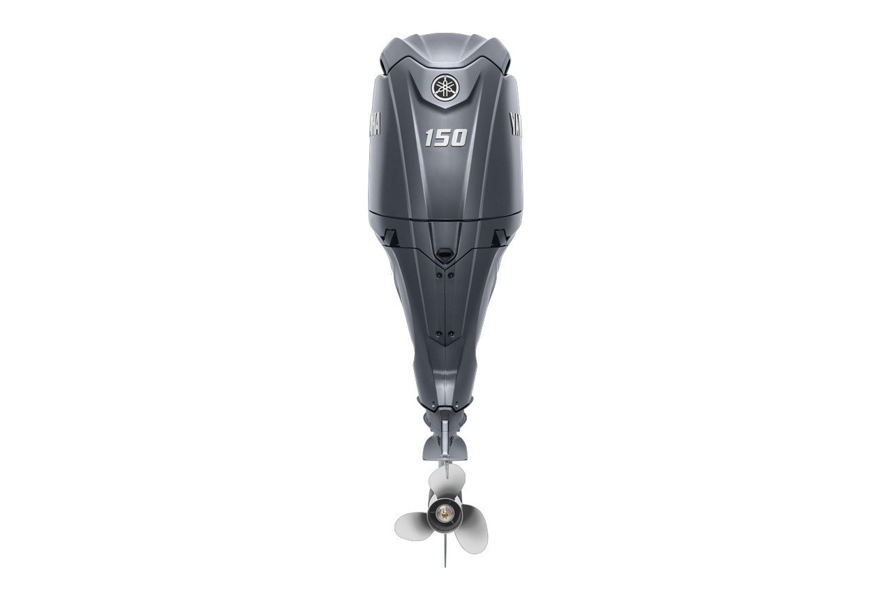 Yamaha 150hp Standard Outboard Motor 25" Shaft Standard Rotation Grey F150XD - Image 3