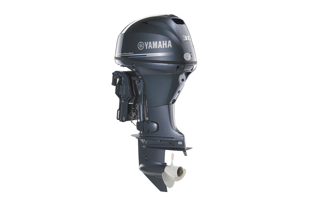 Yamaha 30hp Midrange Outboard Motor 20" Shaft Standard Rotation Grey F30LA
