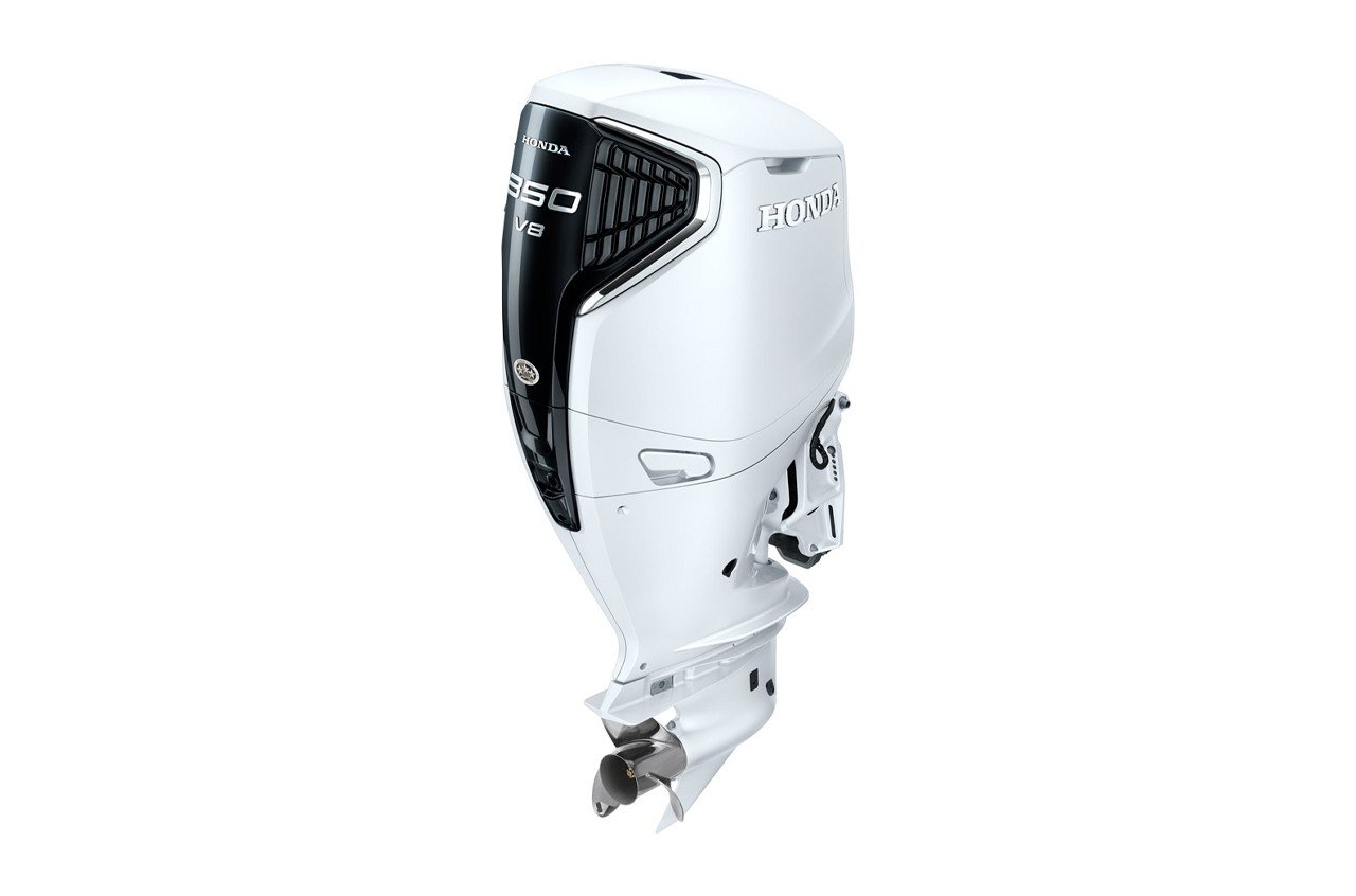 Honda 350hp White iST Outboard | Intelligent Shift and Throttle, Electric Start, 30" Shaft | BF350AUDA