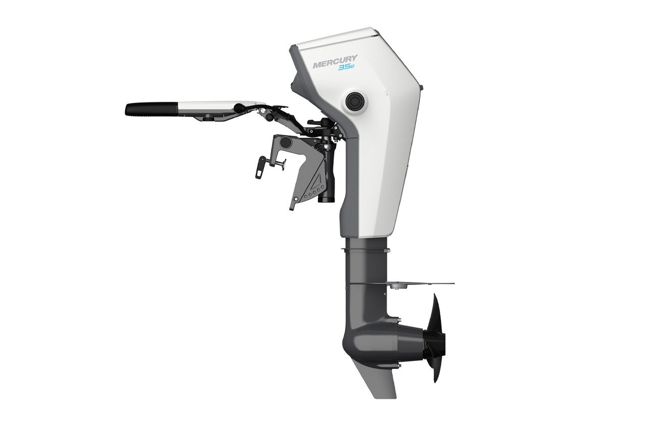 Mercury Avator Electric Outboard - 35ESH - 5hp Equivalent, Tiller, 15" Shaft - Image 2
