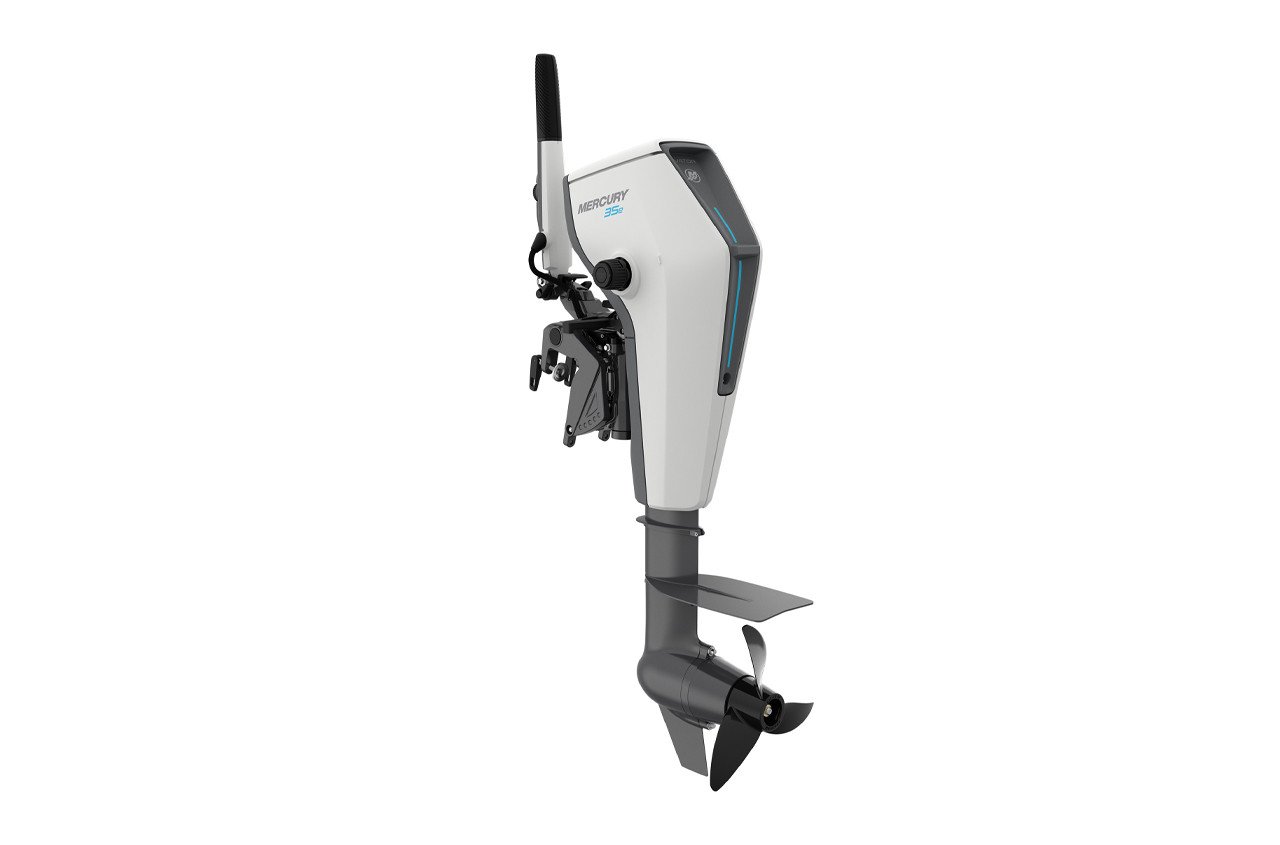 Mercury Avator Electric Outboard - 35ELH - 5hp Equivalent, Tiller, 20" Shaft